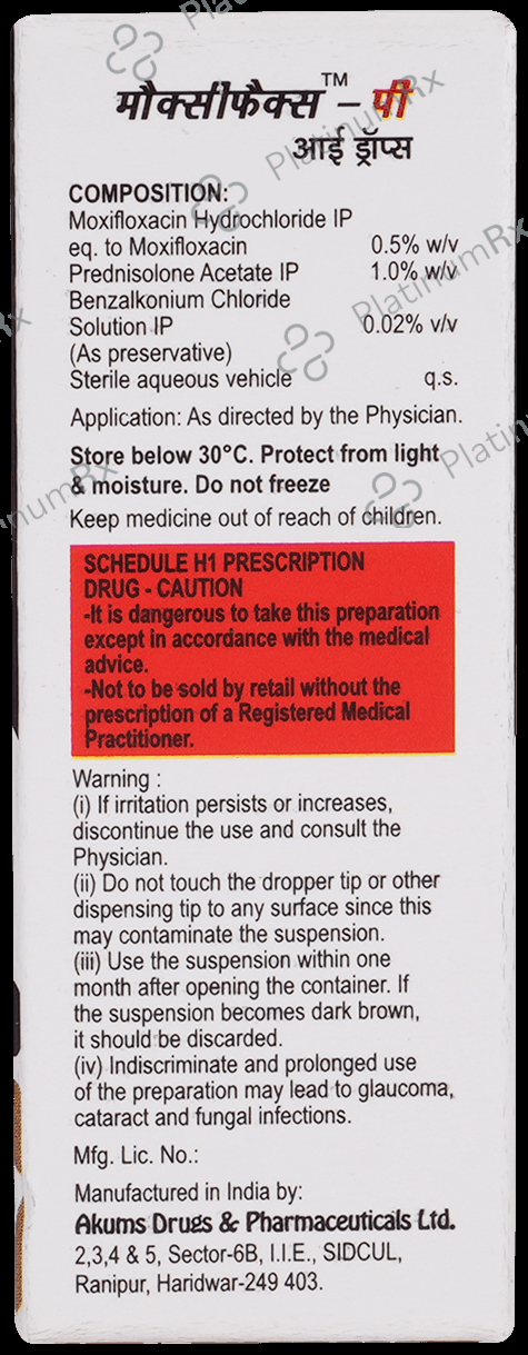 Moxifax P Eye Drop