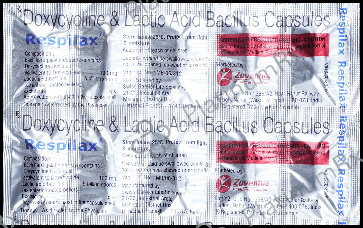 Respilax 100mg/5B Capsule 10s