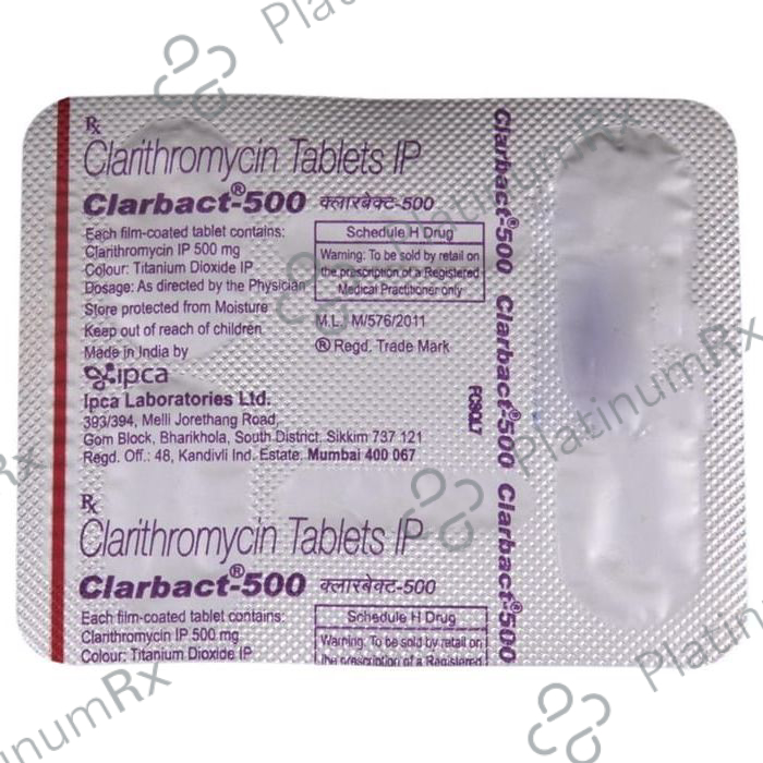 Clarbact 500mg Tablet 4s
