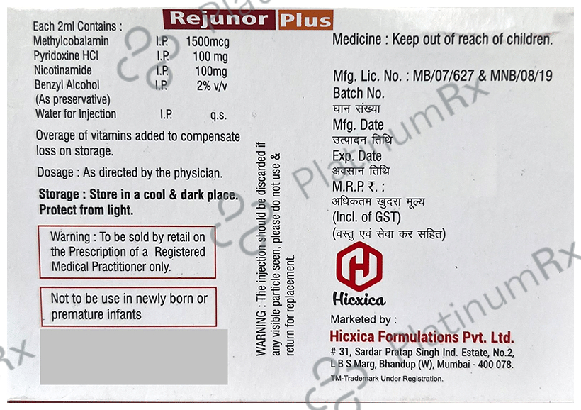 Rejunor Plus Injection