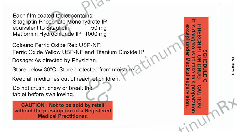 SitaOD Met 50/1000 Tablet