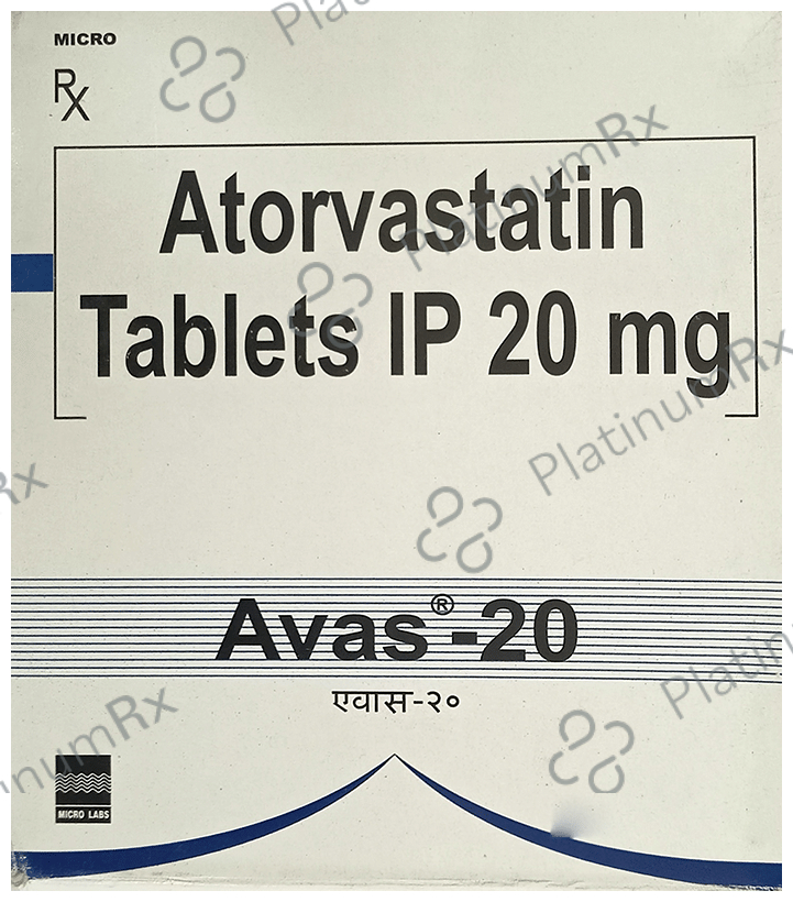 Avas 20mg Tablet 30s