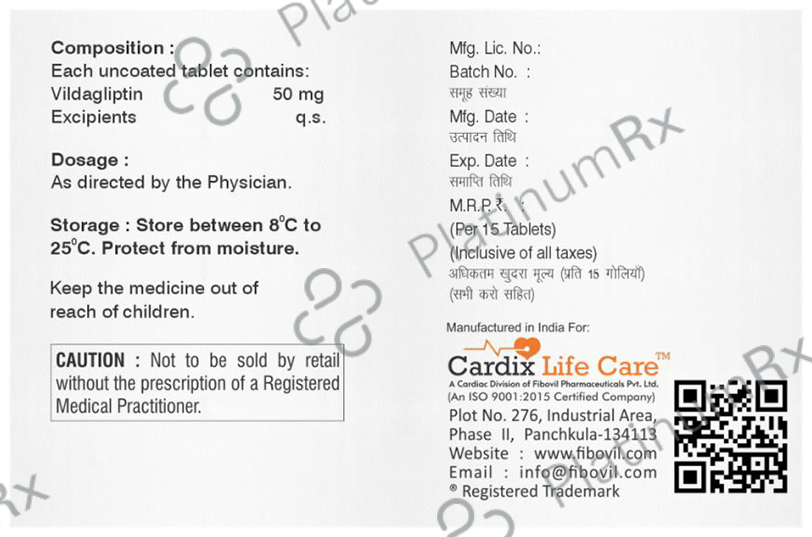 Vildavil 50mg Tablet