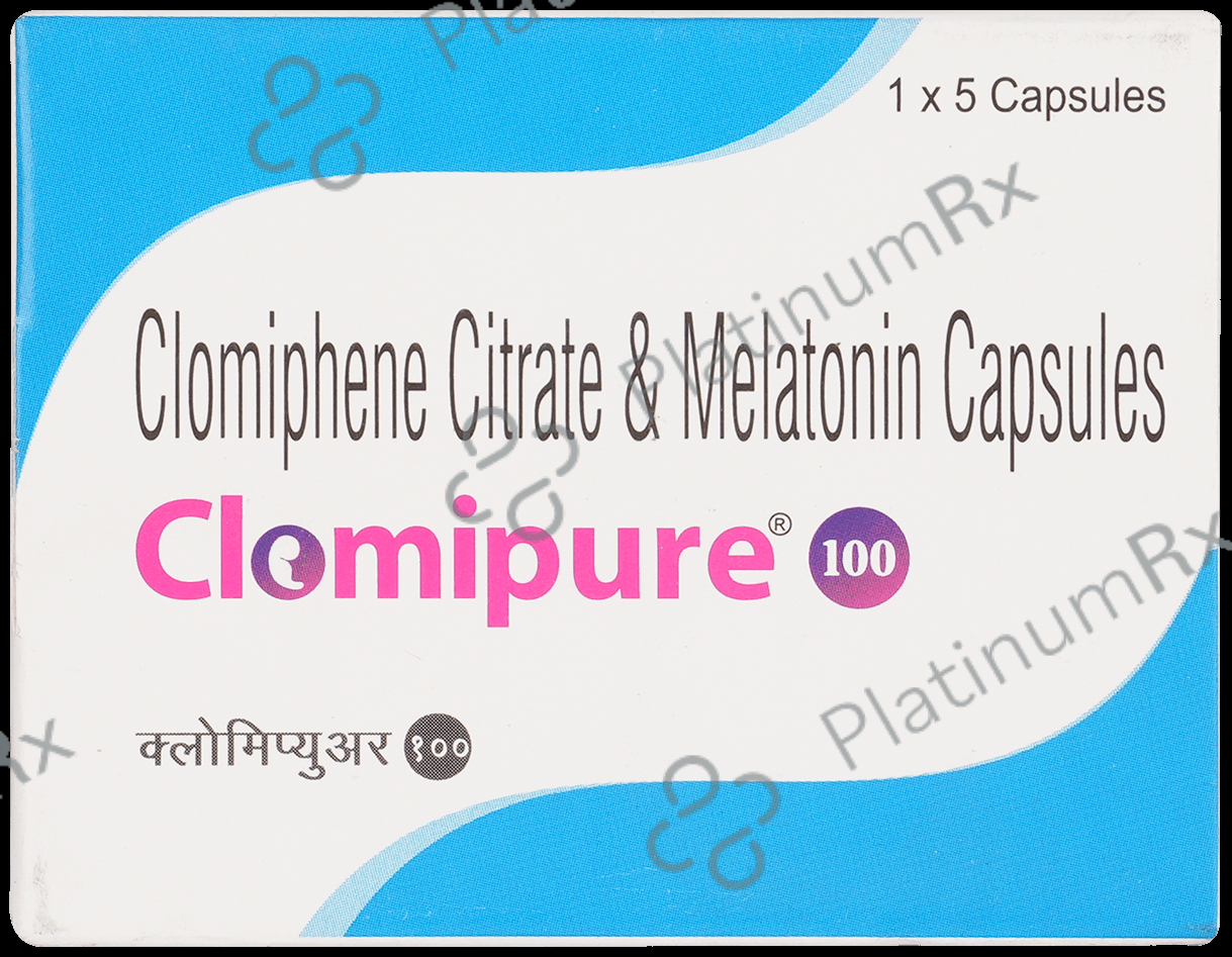 Clomipure 100/3mg Capsule 5s