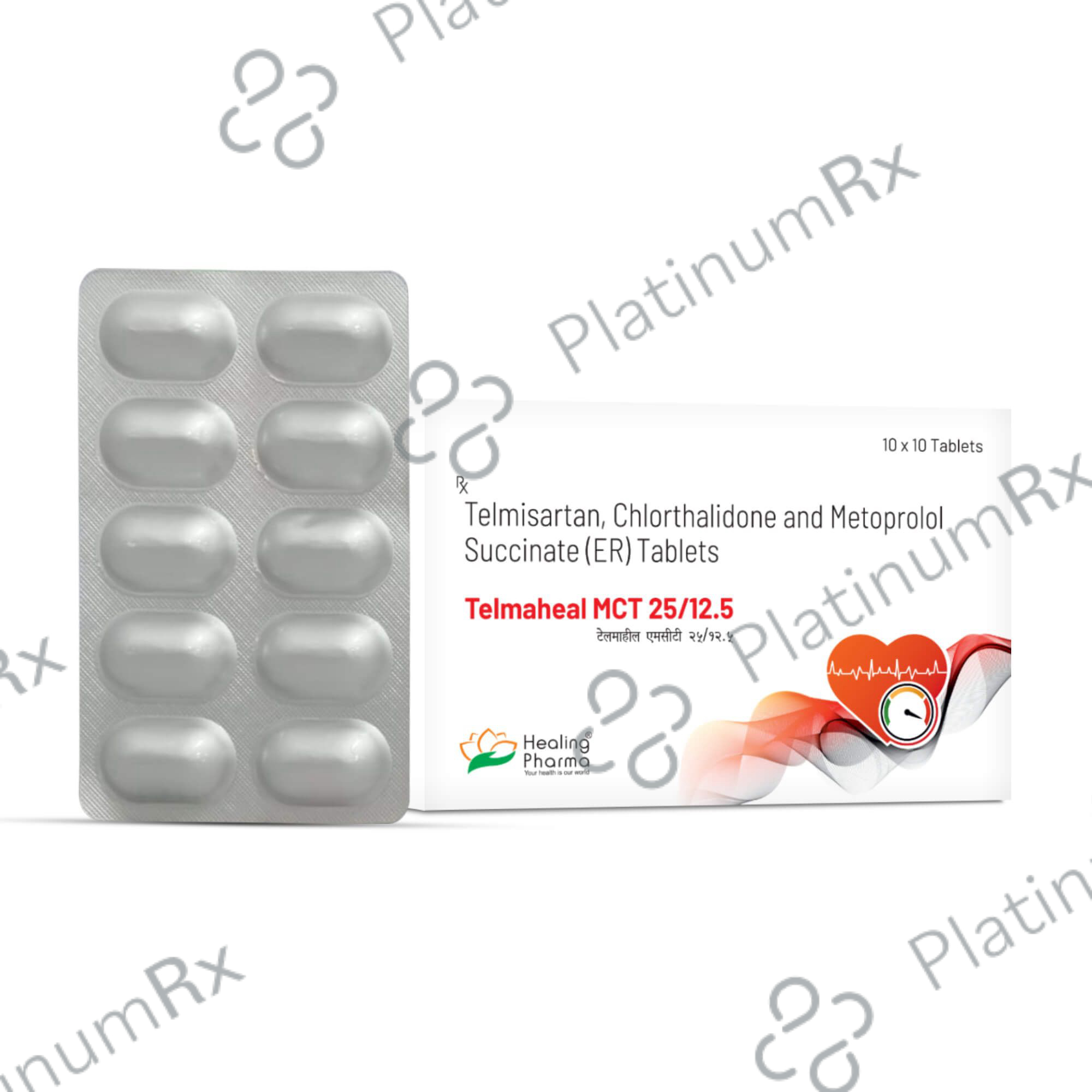 Telmaheal MCT 25/12.5mg Tablet 10s