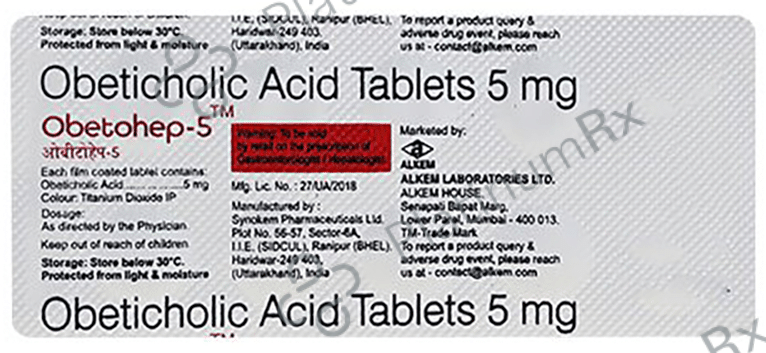 Obetohep 5mg Tablet 10s