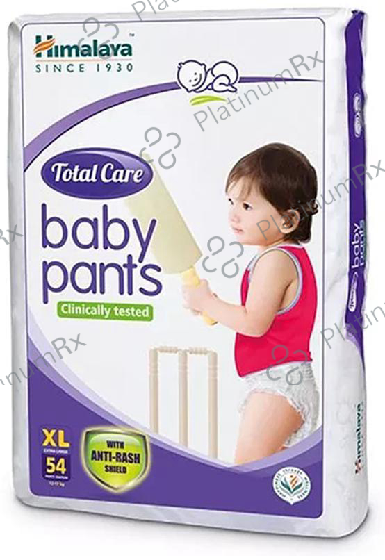 Himalaya Total Care Baby Pants - With Anti-Rash Shield & Wetness Indicator - Size XL 54 diapers