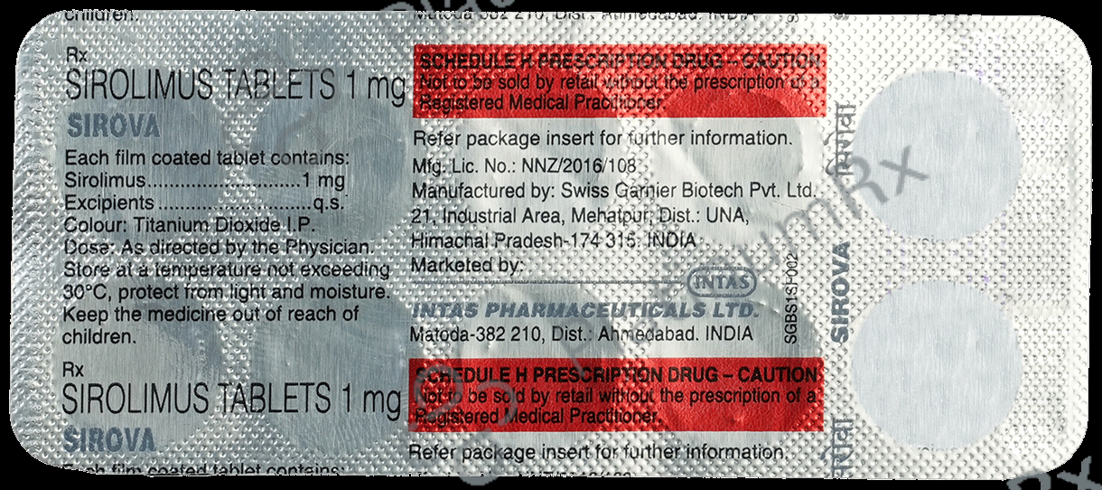 Sirova 1mg Tablet