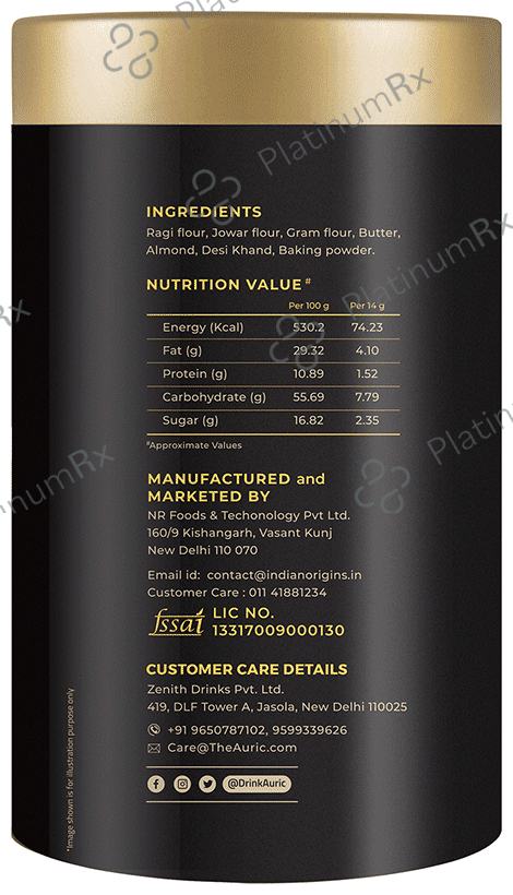 Auric Ragi Almond Cookie (14gm Each)