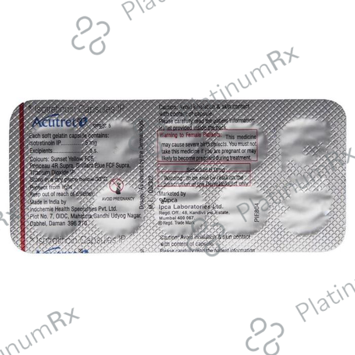 Acutret 5mg Capsule 10s