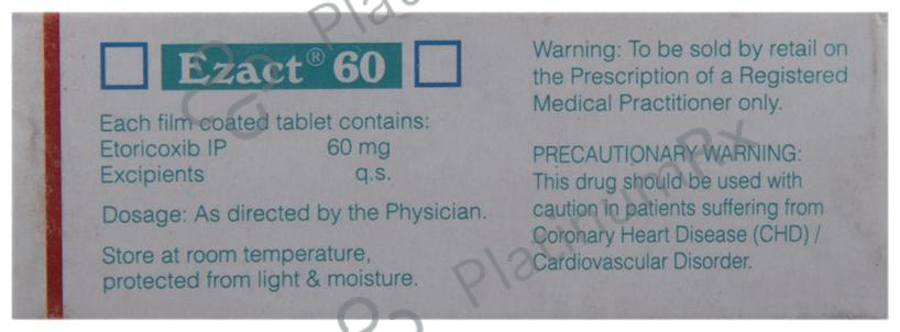 Ezact 60mg Tablet 10s