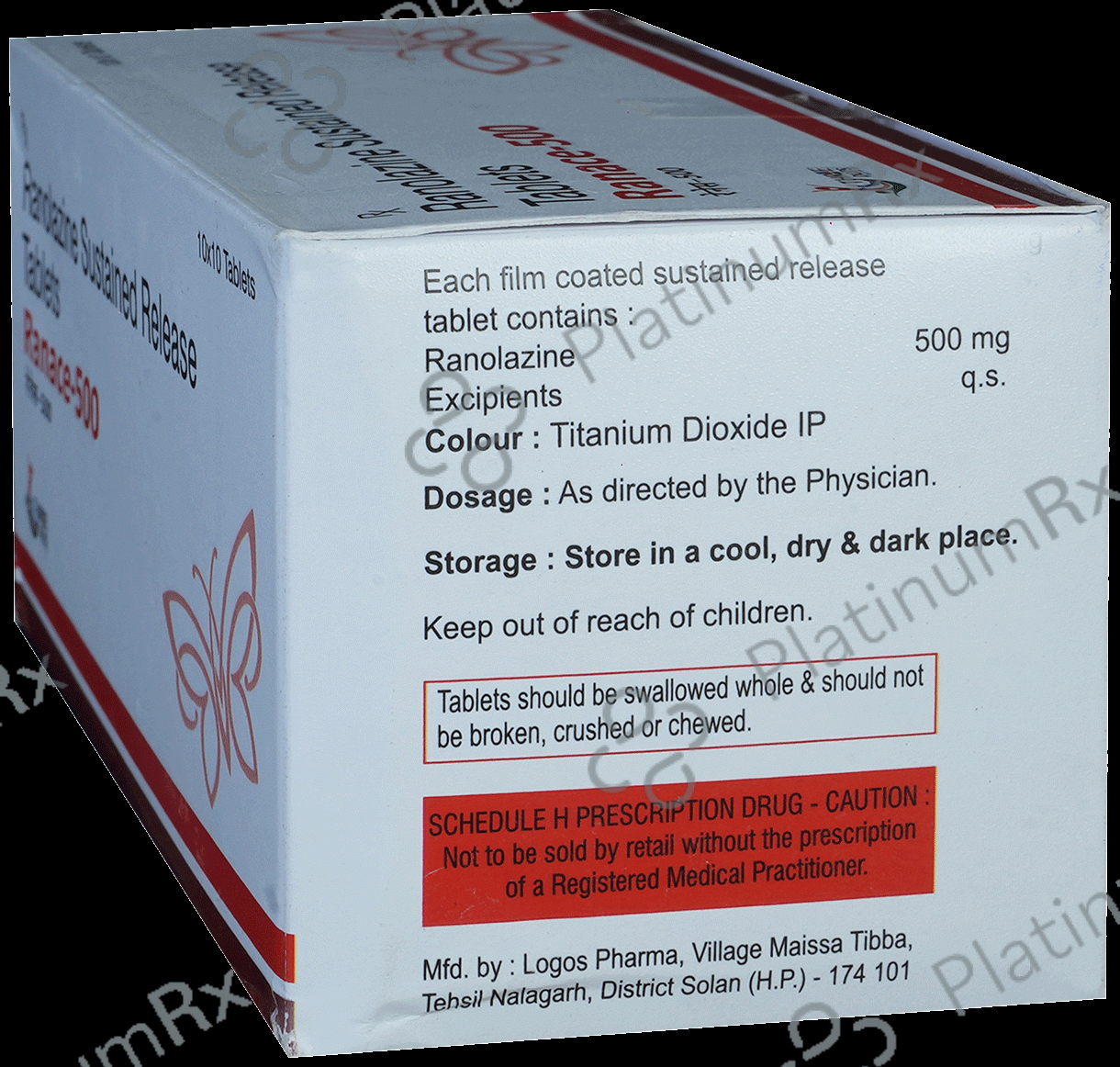 Ranace 500mg Tablet SR