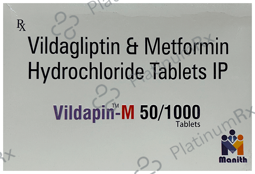 Vildapin-M 50/1000 Tablet
