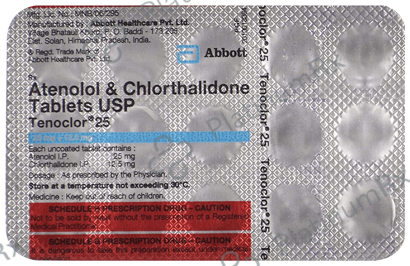 Tenoclor 25/12.5mg Tablet 15s