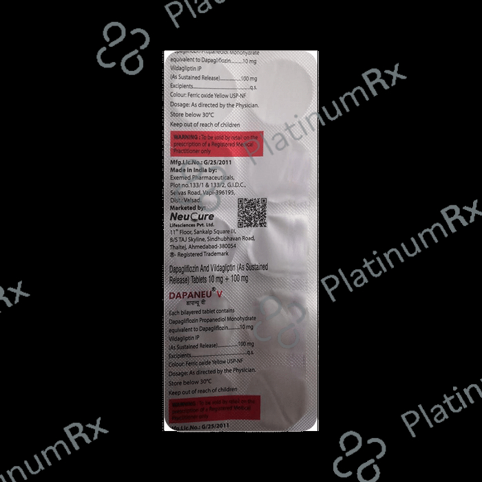 Dapaneu V Tablet SR 10 Tablet SR