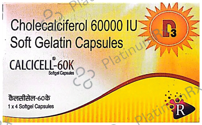 Calcicell 60k Softgel Capsule
