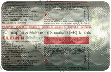Cilidin M 10/50mg Tablet ER 15s