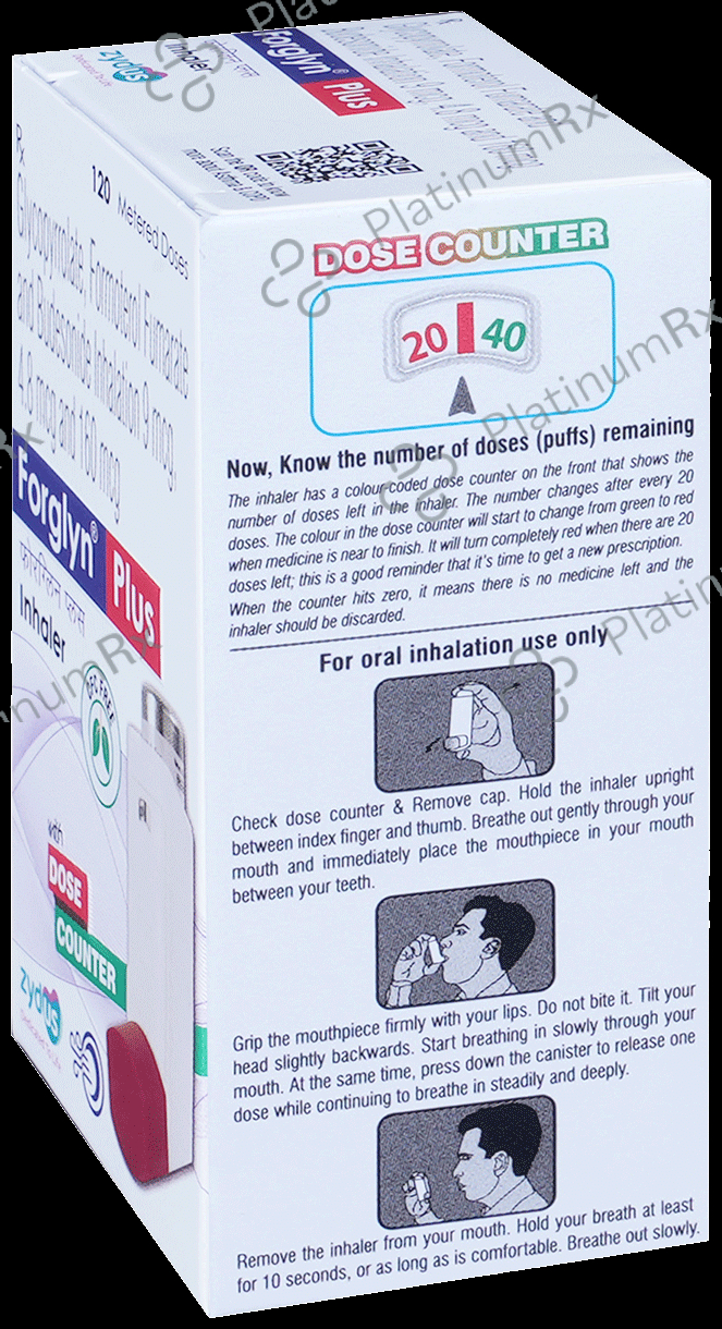 Forglyn Plus CFC Free Inhaler 120MDI