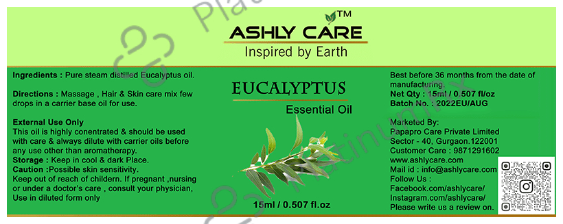 Ashly Care Essential Oil Eucalyptus