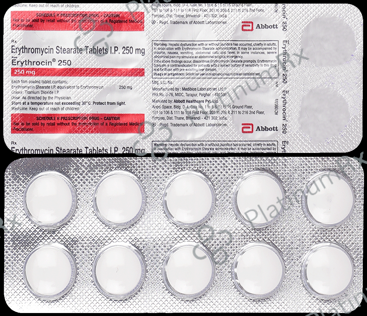 Erythrocin 250mg Tablet 10s