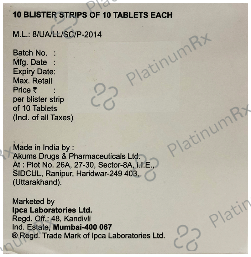 Zerodol TC 100/325mg Tablet 10s