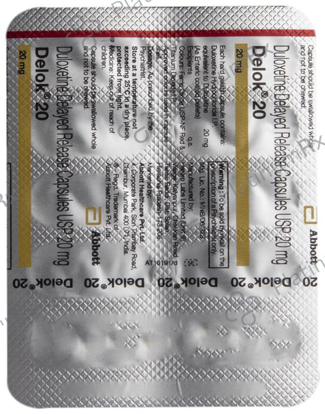 Delok 20mg Capsule DR 10s
