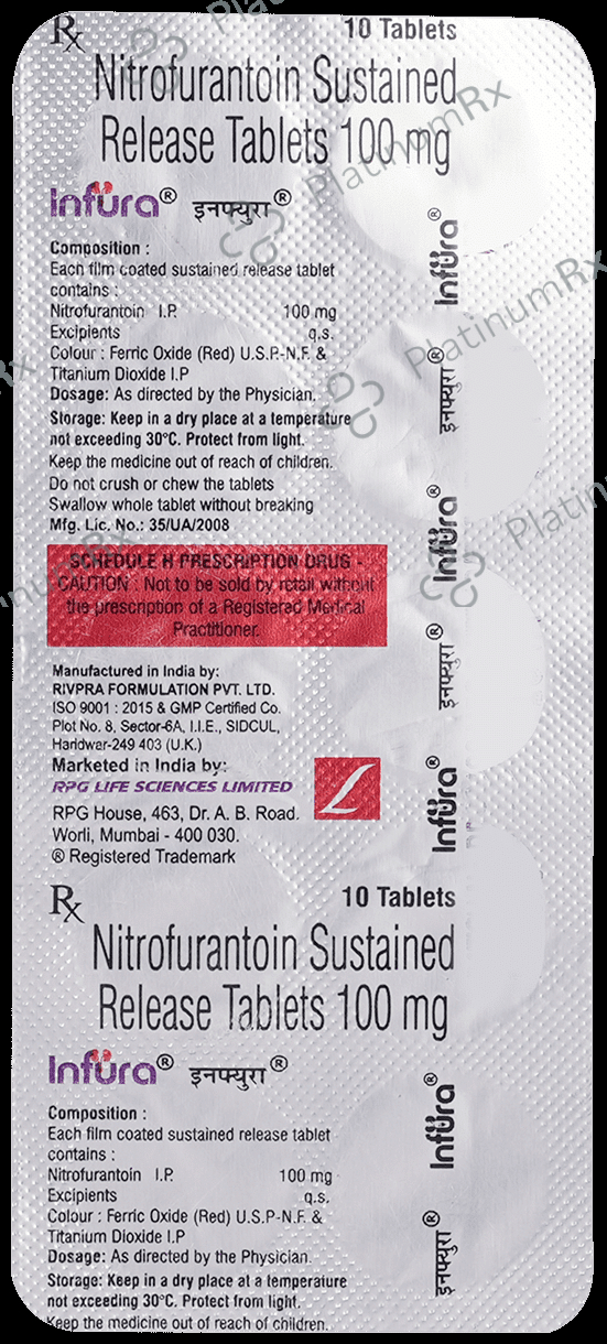 Infura 100mg Tablet 10s
