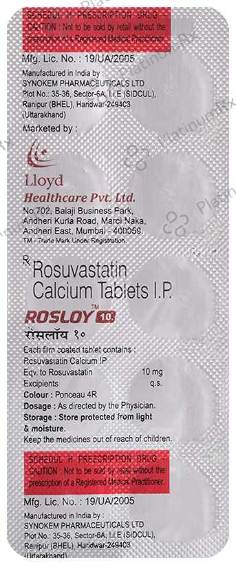 Rosloy 10 Tablet 10 Tablet