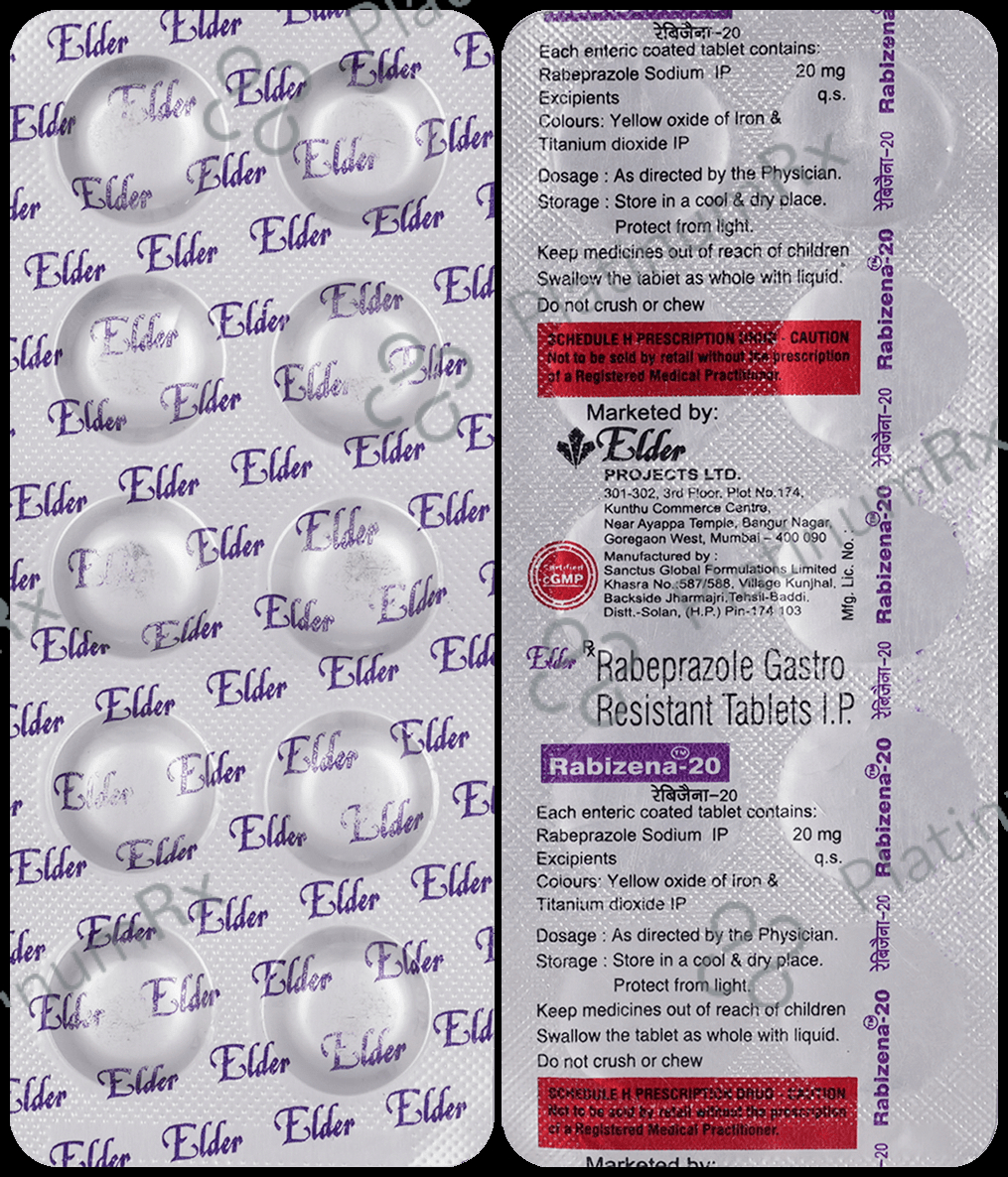Rabizena 20mg Tablet