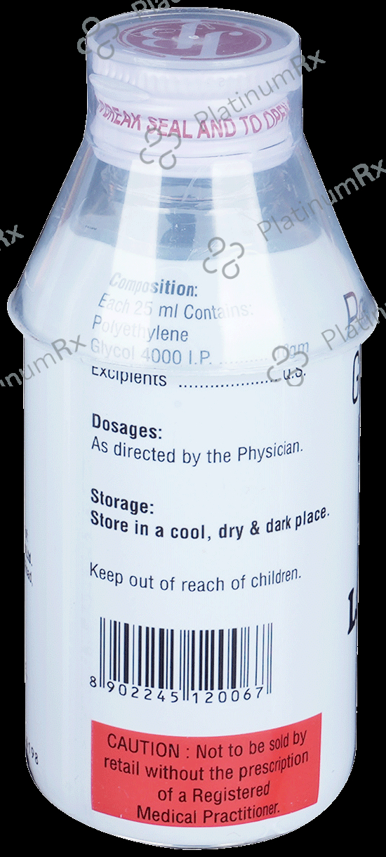 Laxolite 10gm Oral Laxative Sugar Free Liquid 100ml