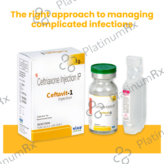 Ceftavit 1 Injection