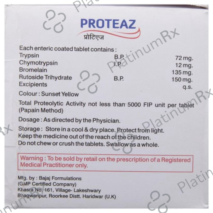 Proteaz Tablet