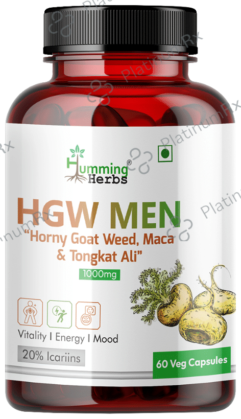 Humming Herbs HGW Men 1000mg Veg Capsule