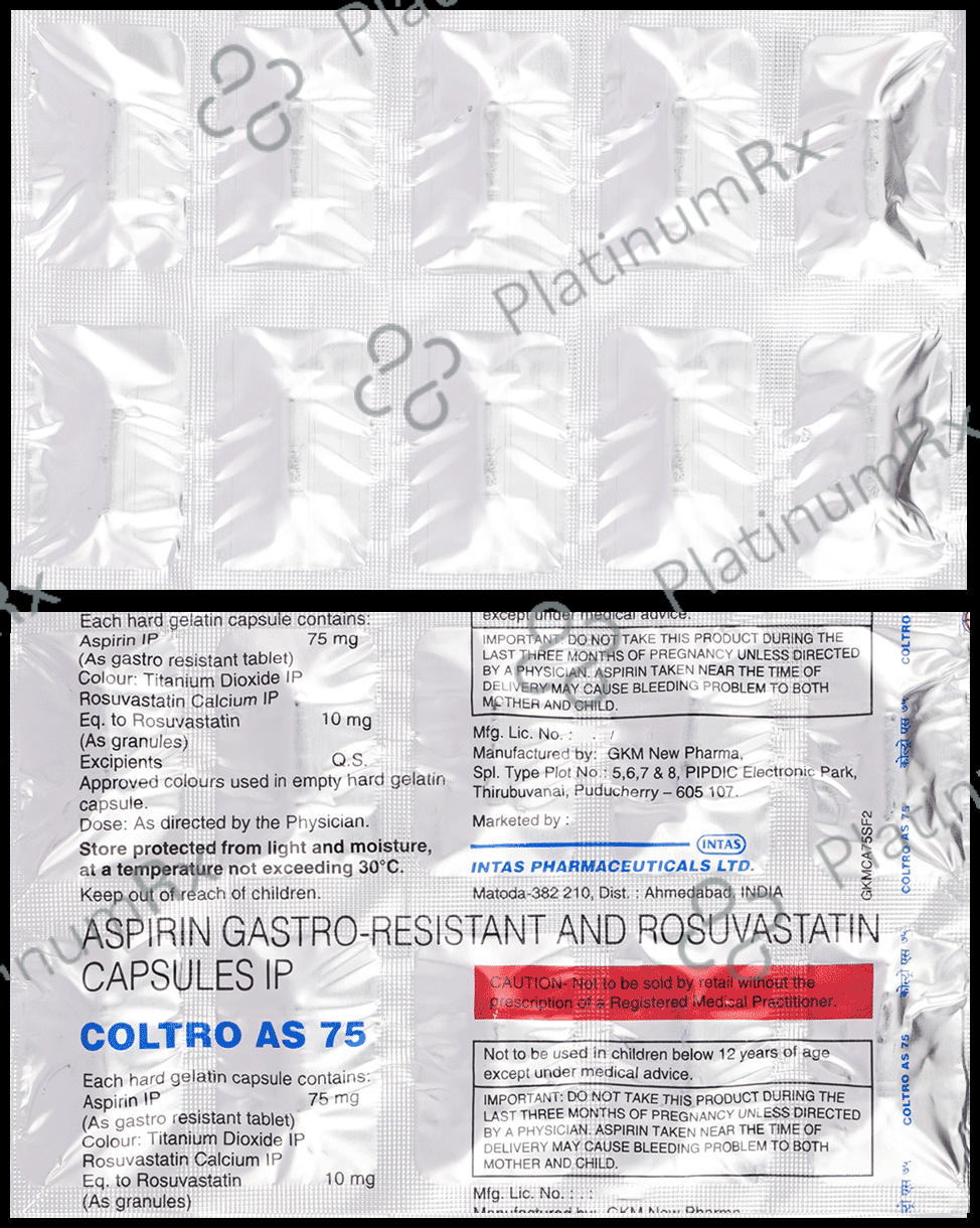 Coltro AS 10mg/75mg Capsule