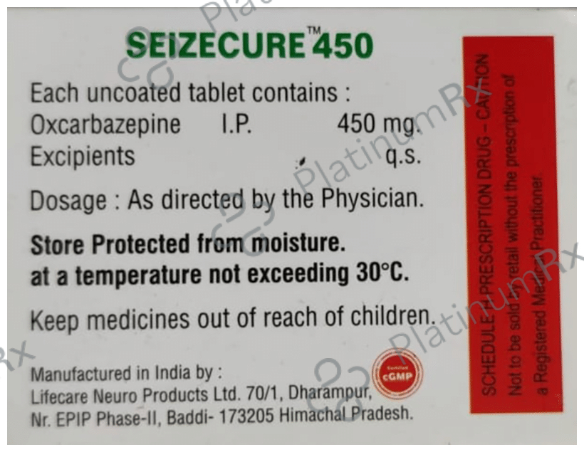 Seizecure 450 Tablet