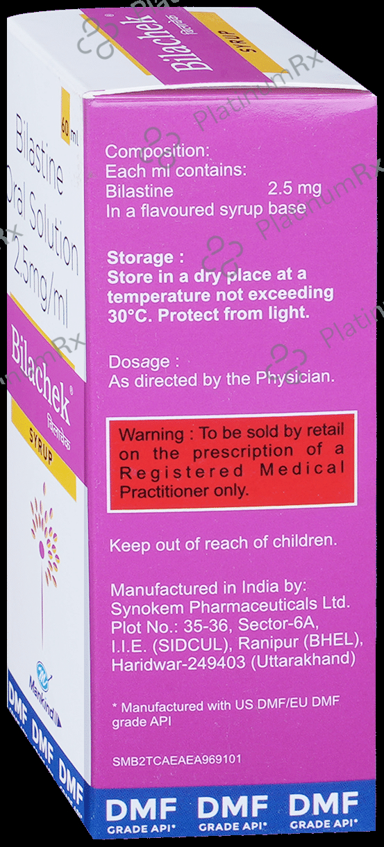 Bilachek 2.5mg Syrup 60ml
