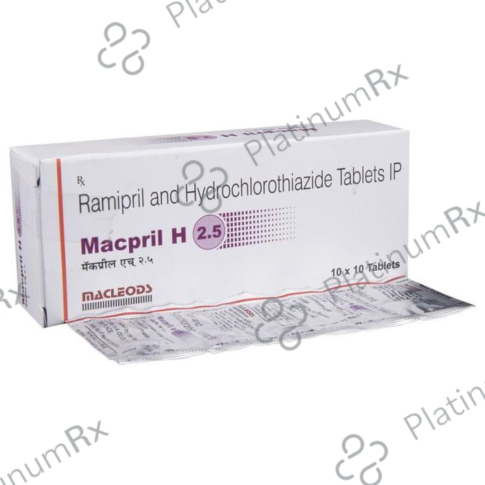 Macpril H 2.5mg Tablet 10s