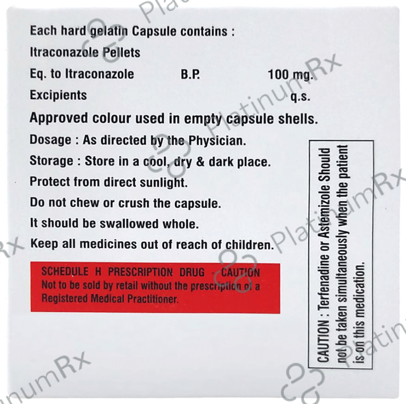 Itralist 100 Capsule