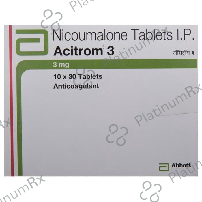 Acitrom 3mg Tablet 30s