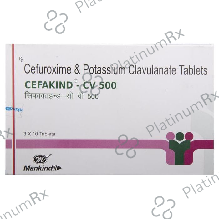 Cefakind CV 500/125mg Tablet 10s