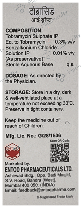 Tobracid 0.3% Eye Drop 5ml
