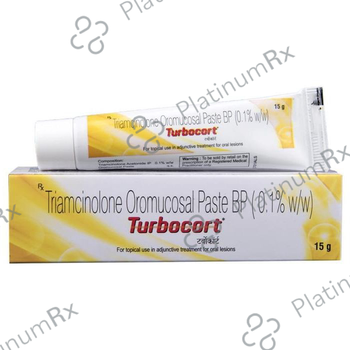 Turbocort 0.1% Oromucosal Paste 15gm