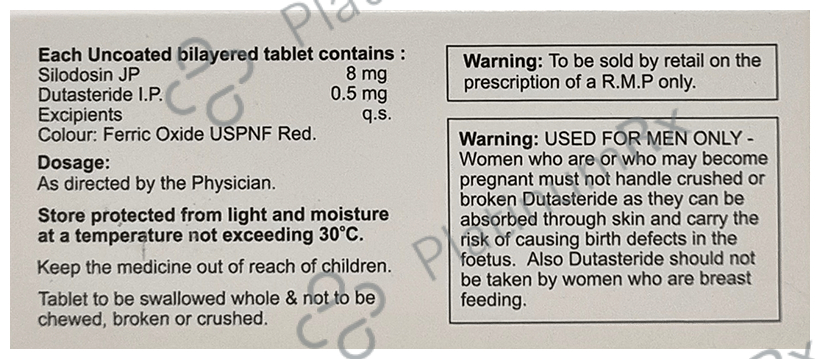Geripod D 0.5/8mg Tablet 10s