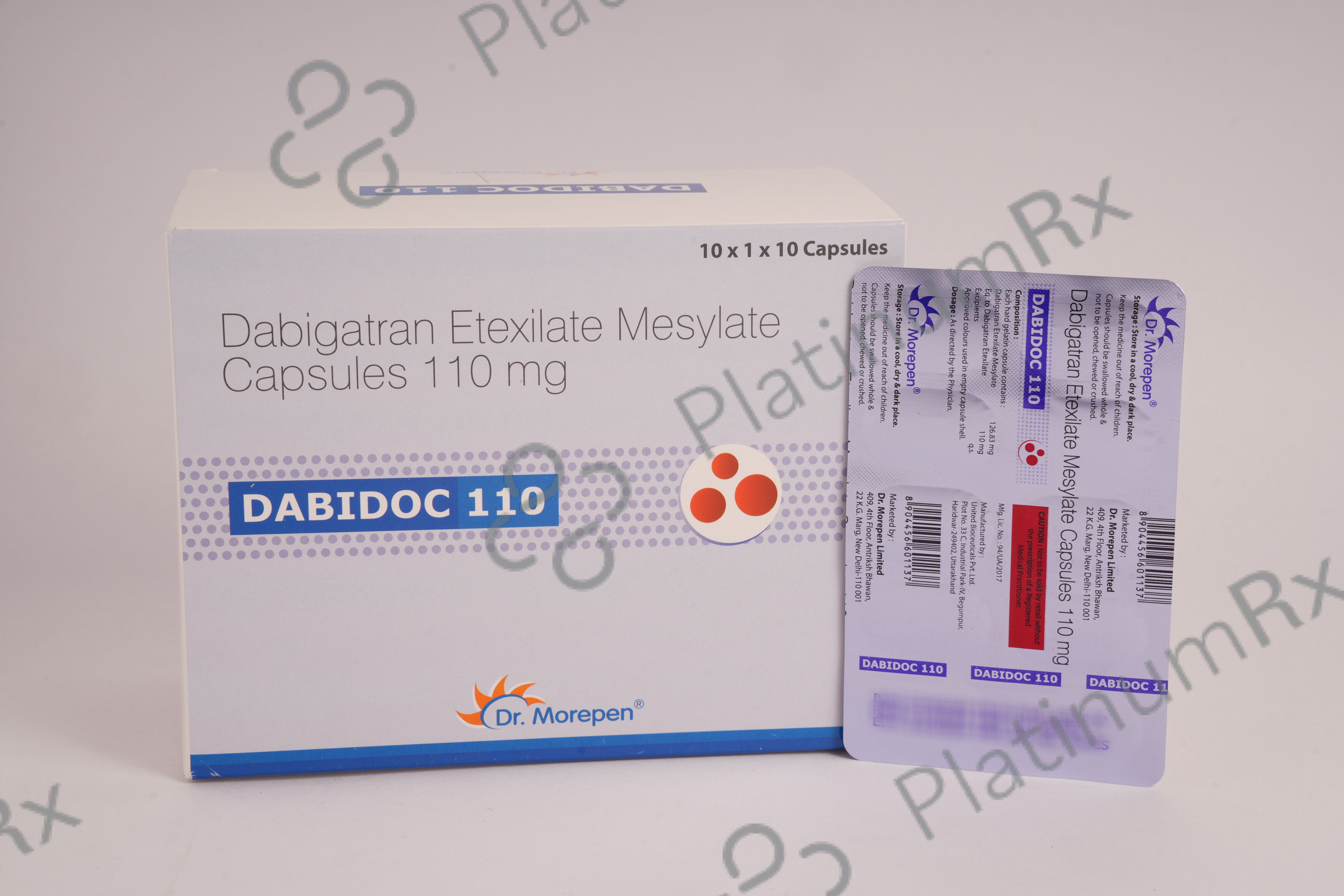 Dabidoc 110mg Capsule 10s