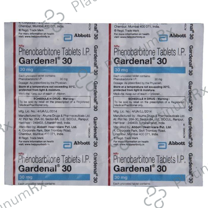 Gardenal 30 Tablet 100 Tablet
