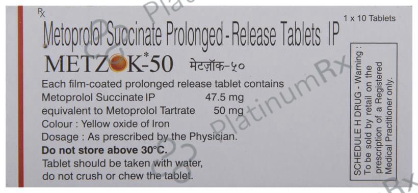 Metzok 50mg Tablet PR 10s