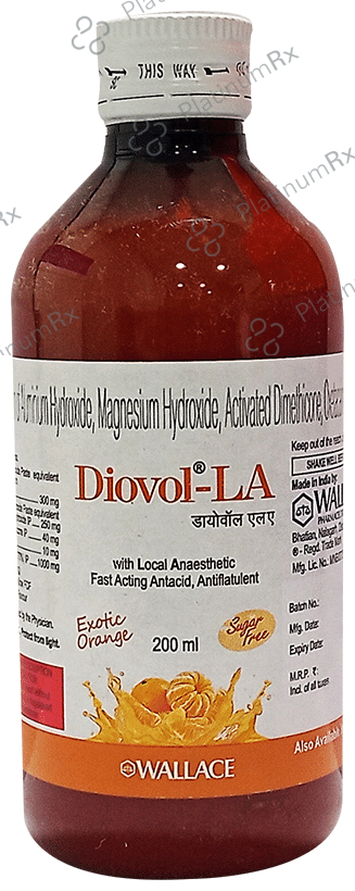 Diovol-LA Suspension Exotic Orange Sugar Free
