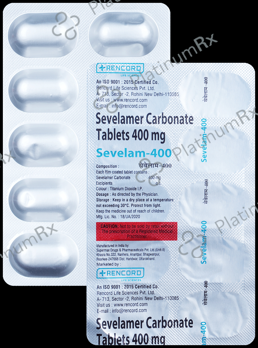 Sevelam 400 Tablet