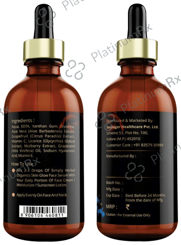 Simply Herbal Organics Vitamin C Hyaluronic Acid Face Serum