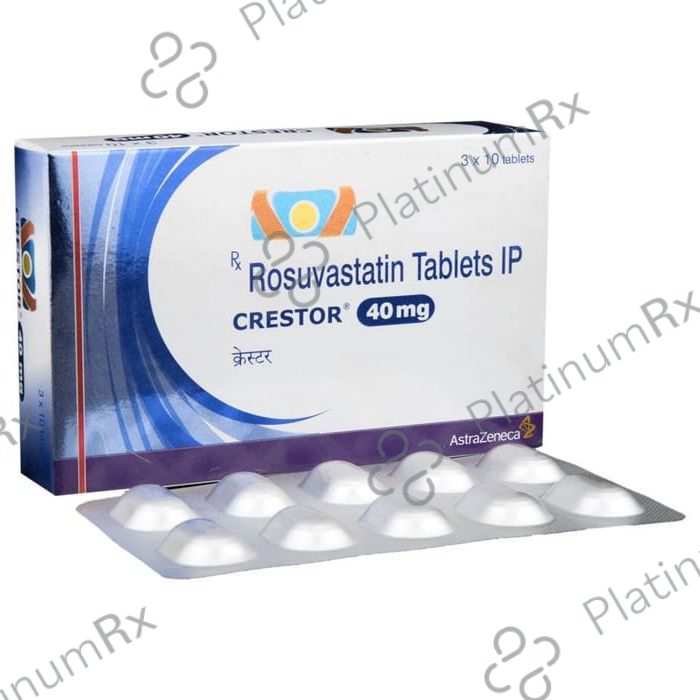 Crestor 40mg Tablet 10 tablets
